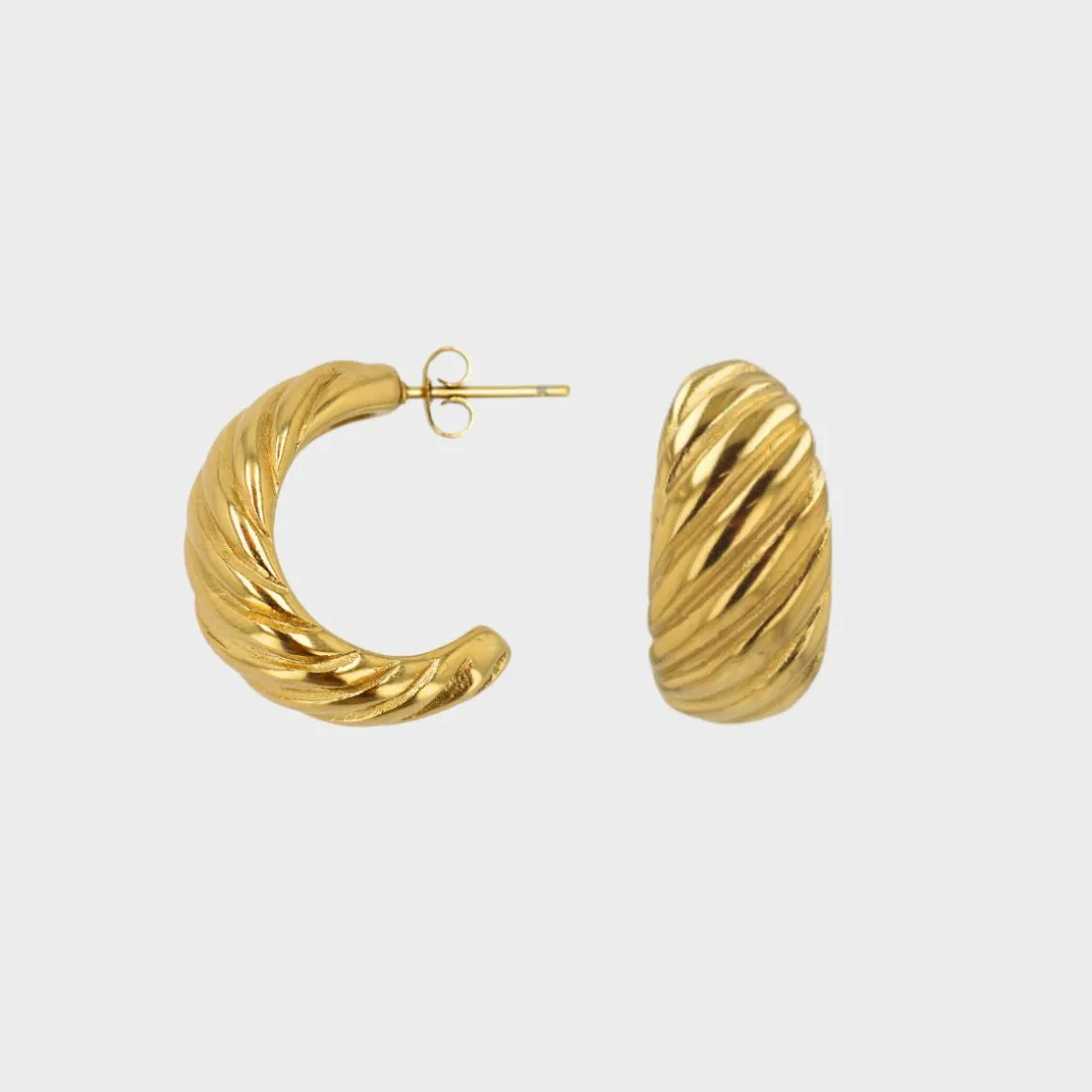 Winther Studio Øreringe*Baguette Hoops