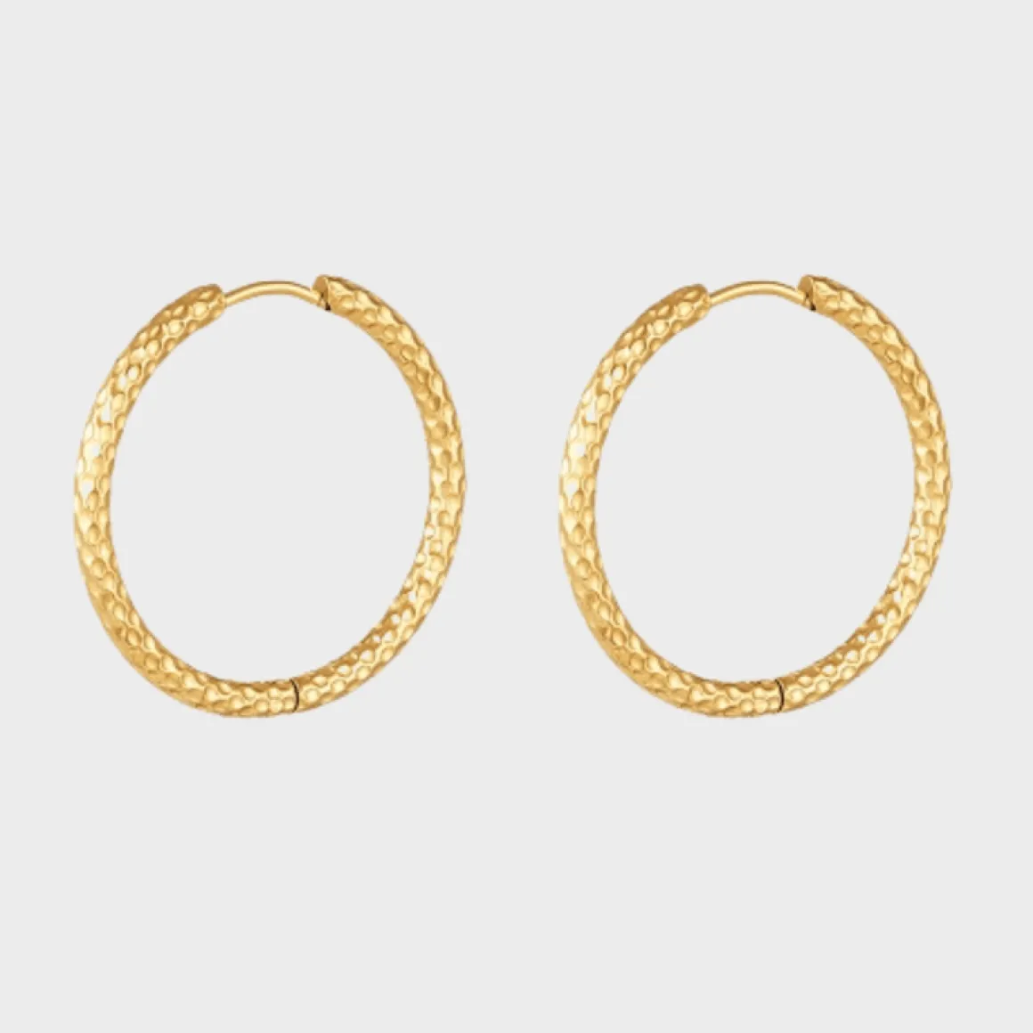 Winther Studio Øreringe*Big Bee Hoops Sølv