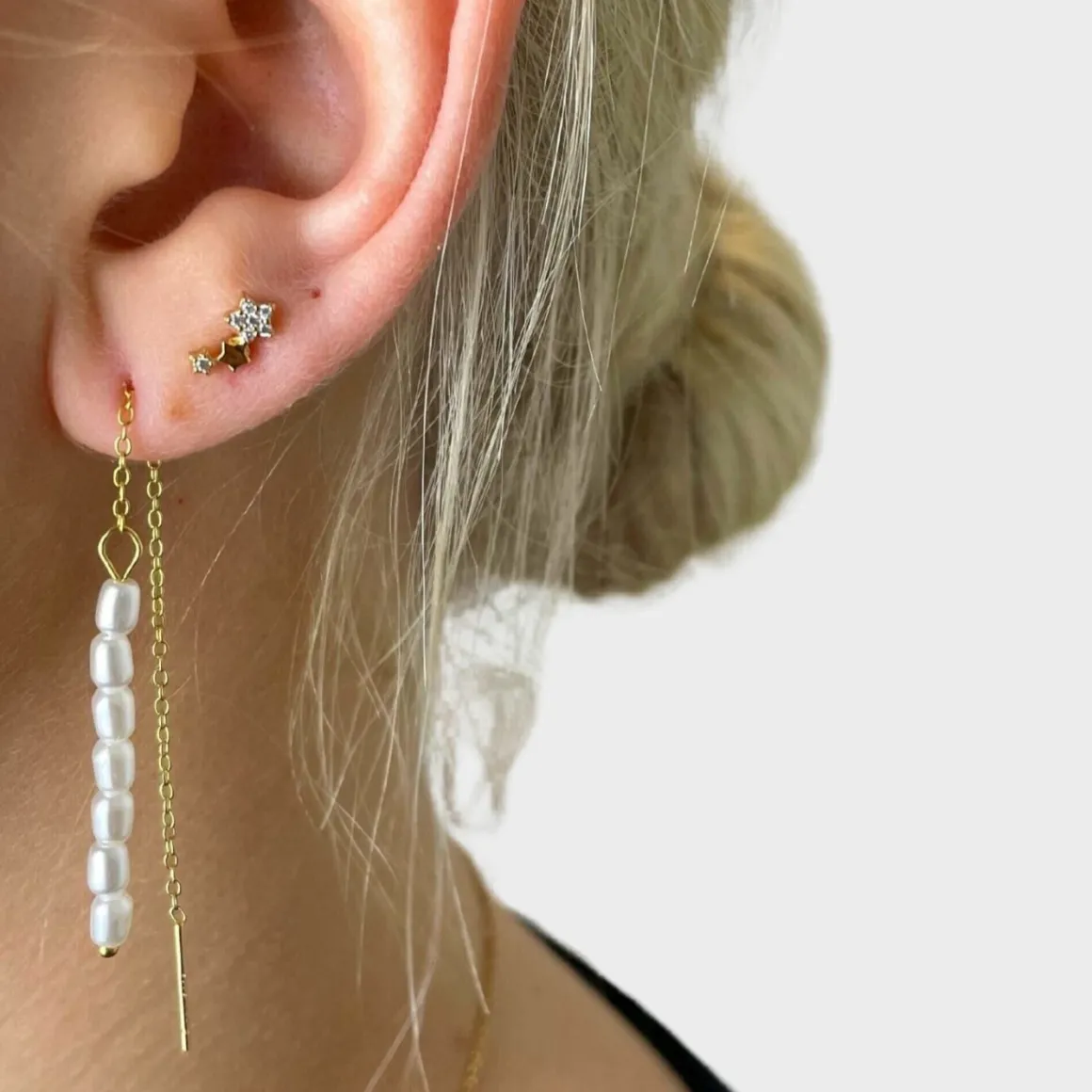 Winther Studio Piercingsmykker | Øreringe*Billo Star Piercing Sølv