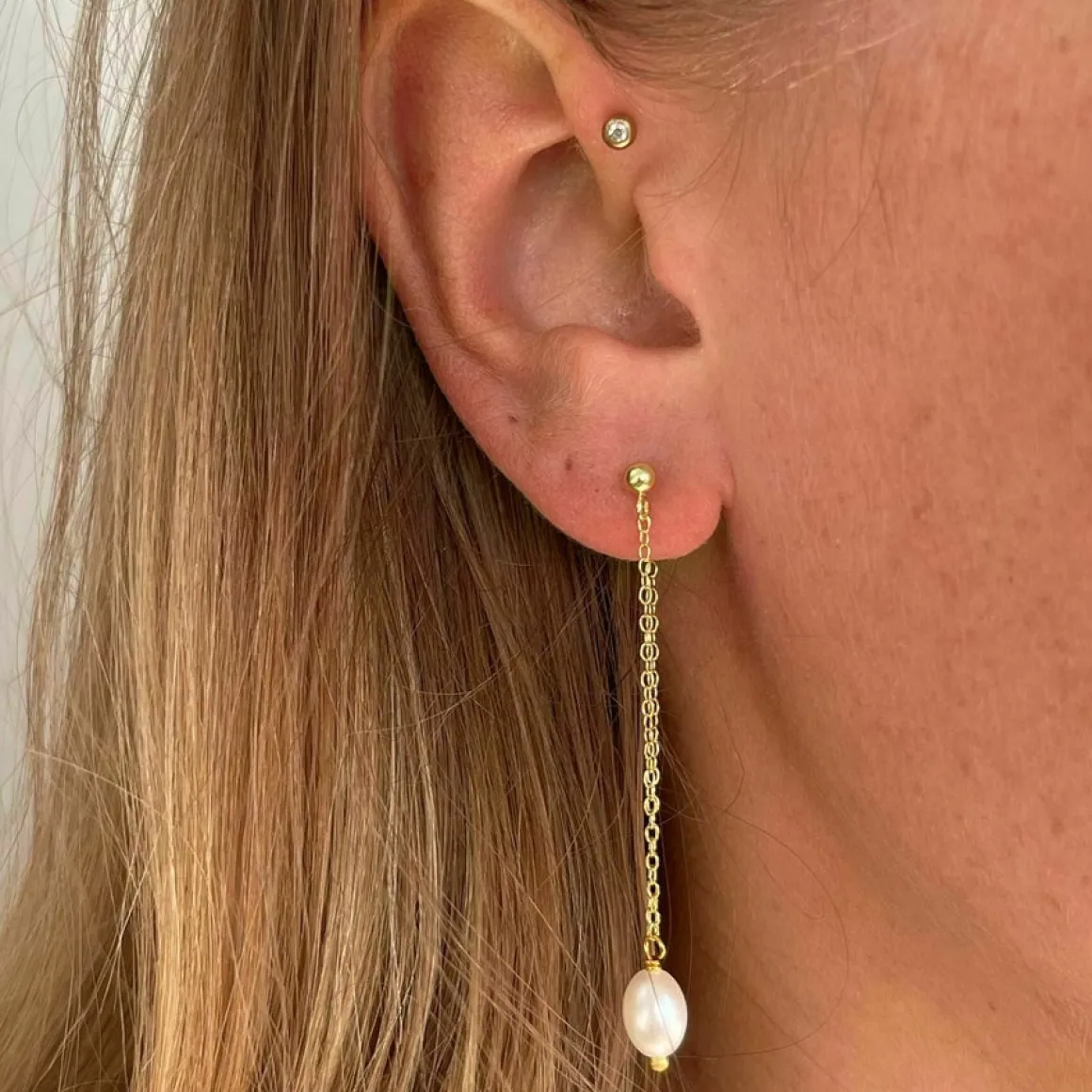 Winther Studio Øreringe | Gaver Til Mor*Classico Pearl Øreringe Sølv
