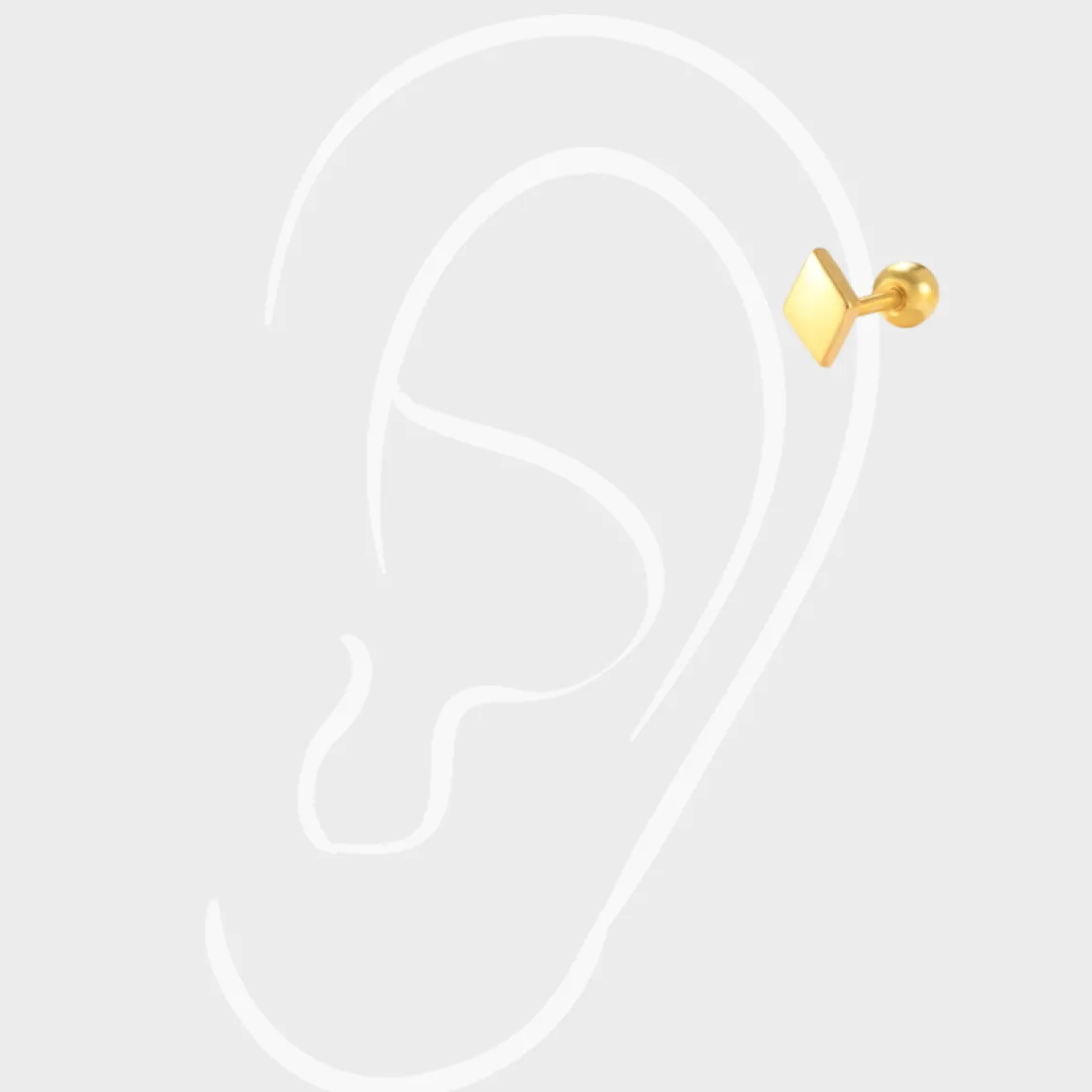 Winther Studio Øreringe | Piercingsmykker*Diamond Piercing
