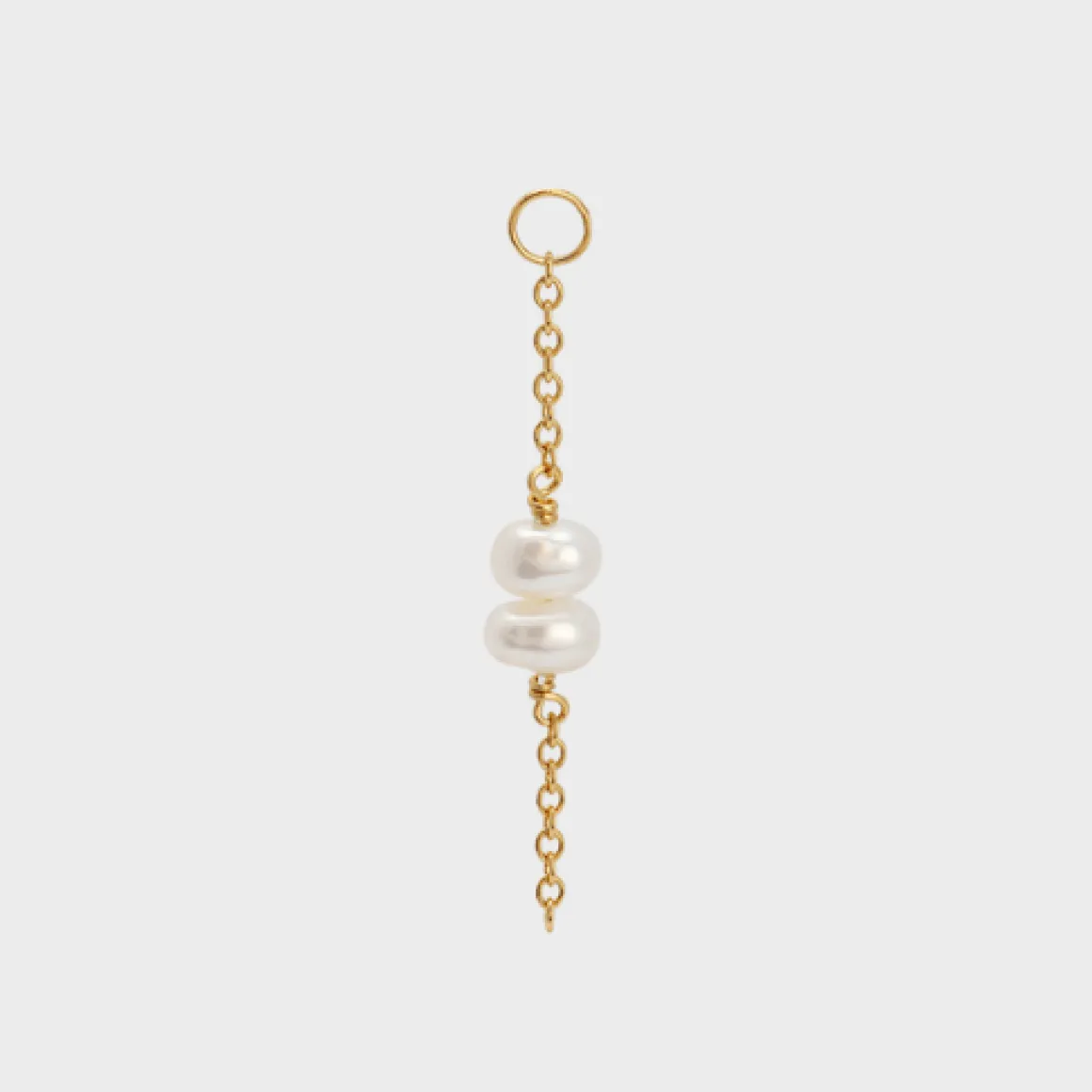 Winther Studio Øreringe*Double Pearl Charm