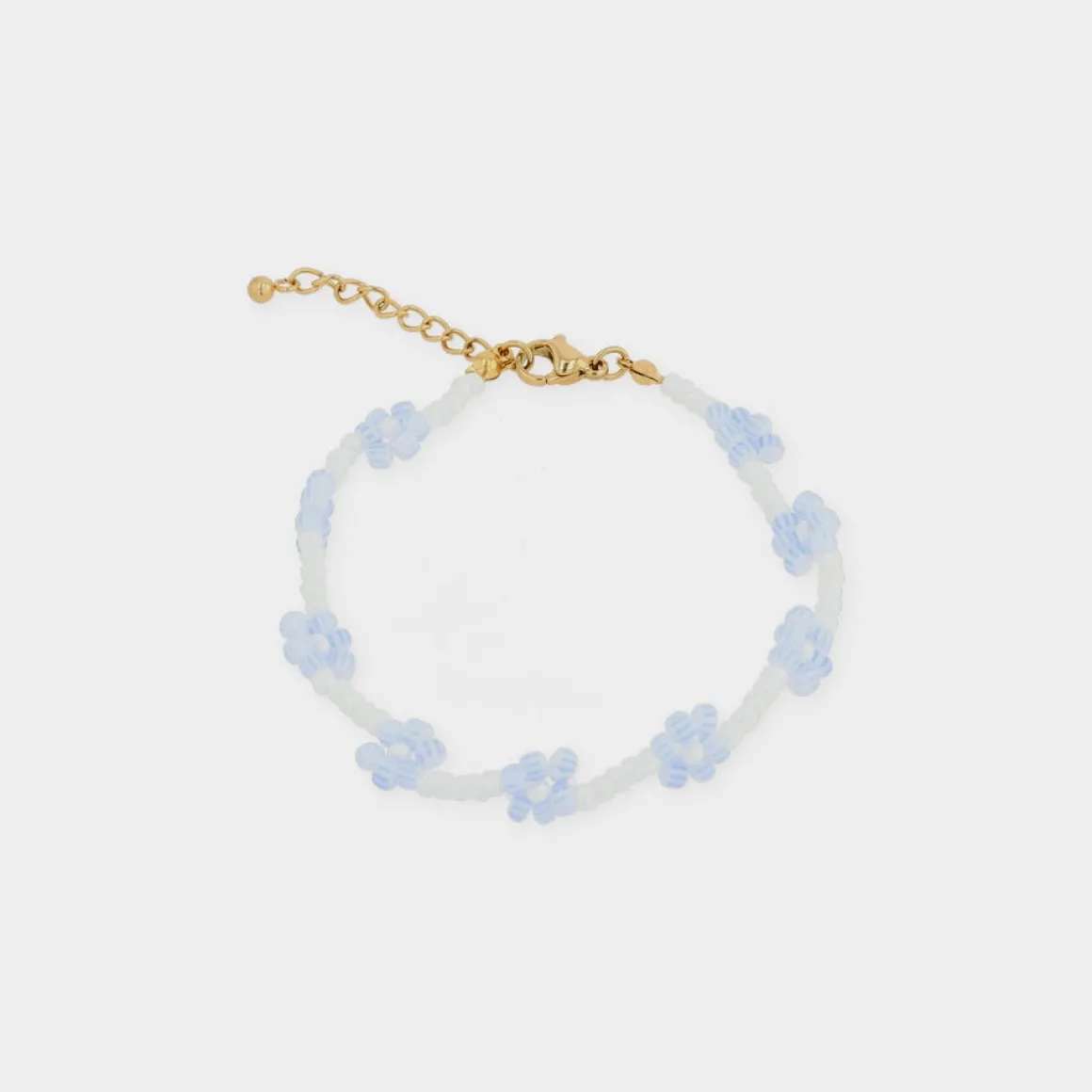 Winther Studio Armbånd*Flower Bead Armbånd Blå