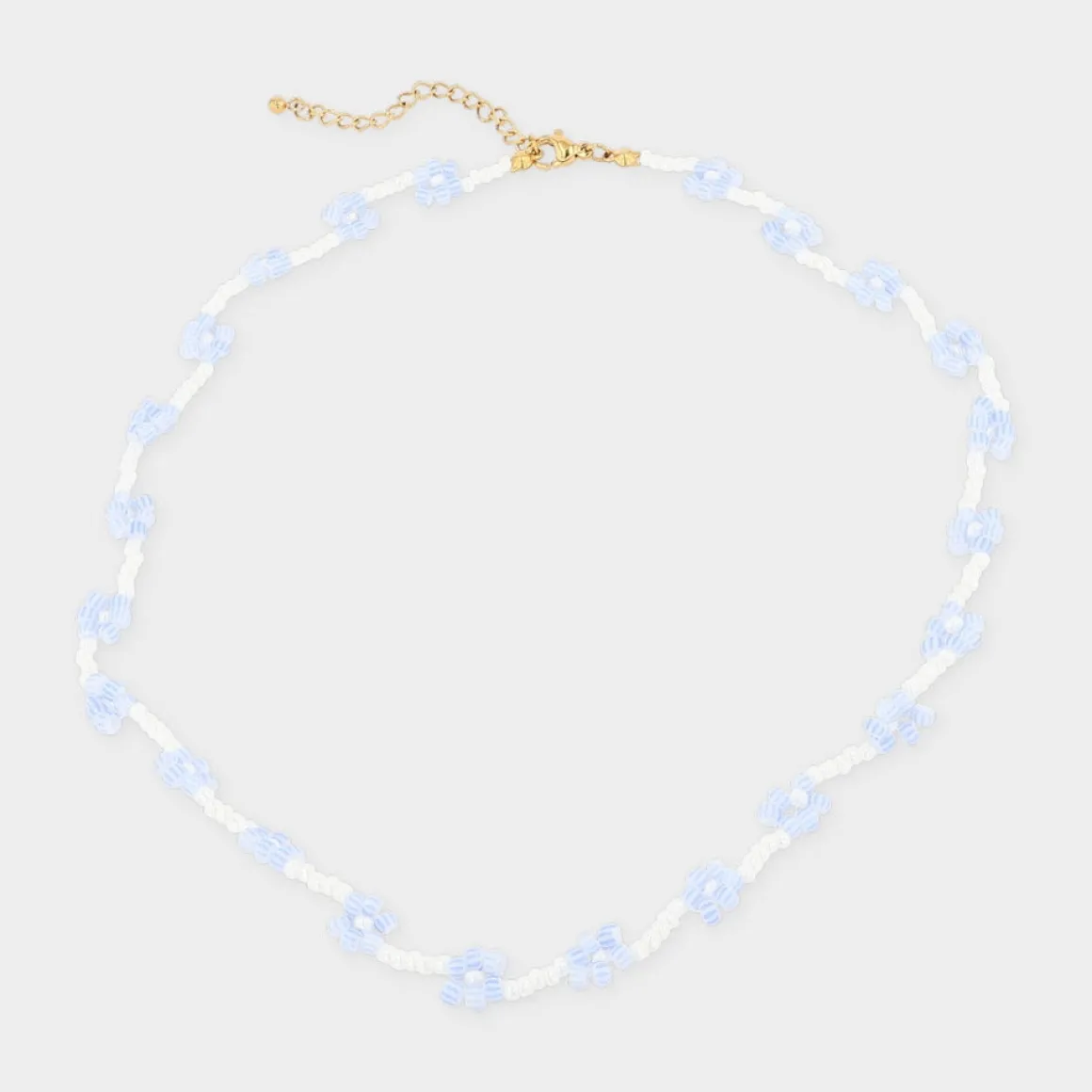 Winther Studio Halskæder*Flower Bead Halskæde Blå