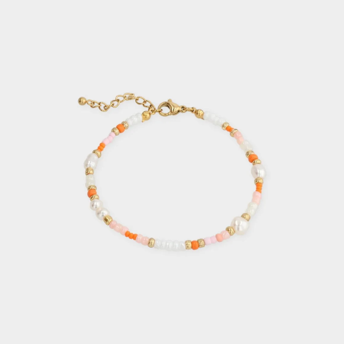 Winther Studio Armbånd*Golden Hour Armbånd lyserød/orange
