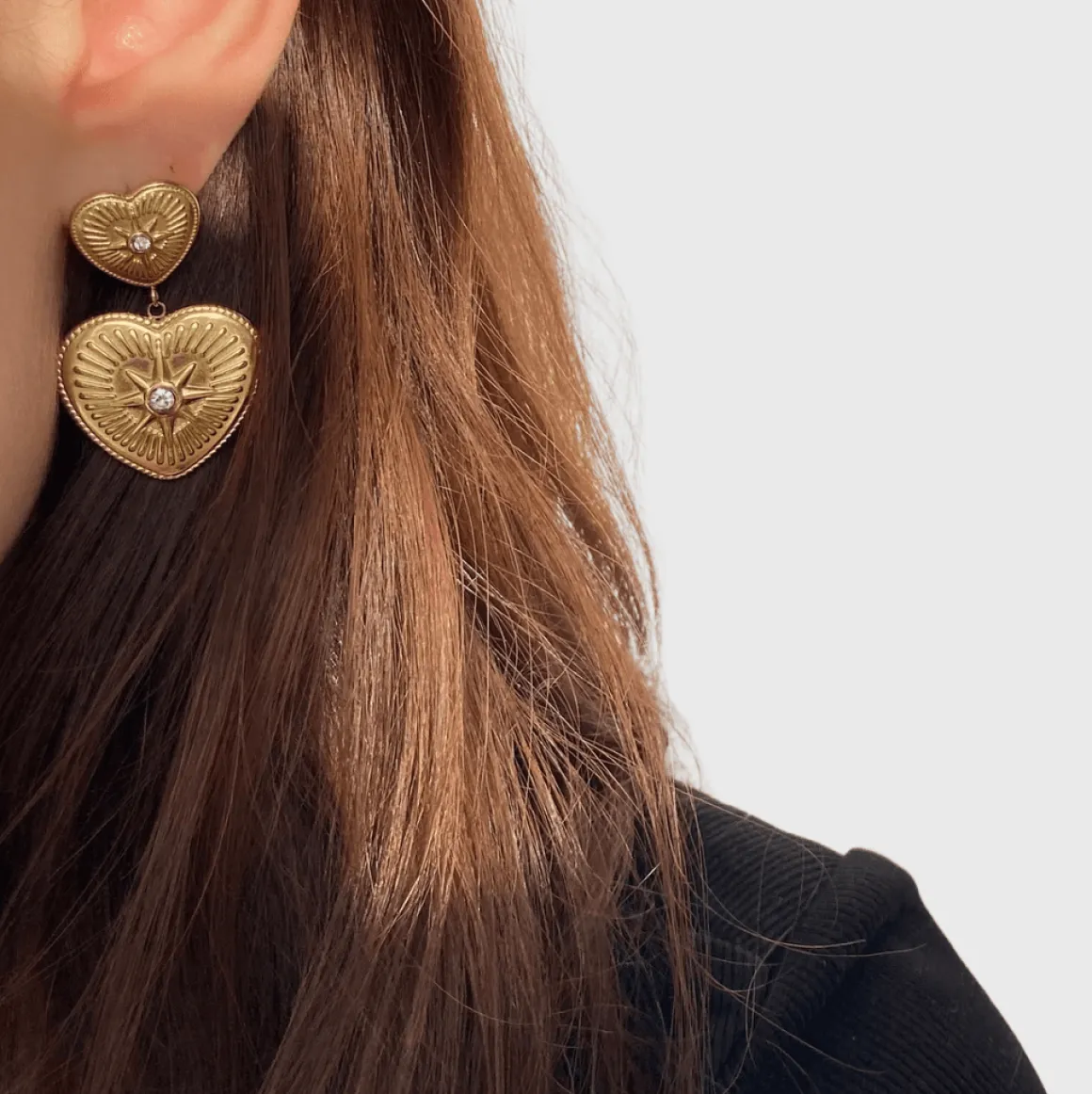 Winther Studio Student | Archive Sale*Heart Helios Øreringe Sølv
