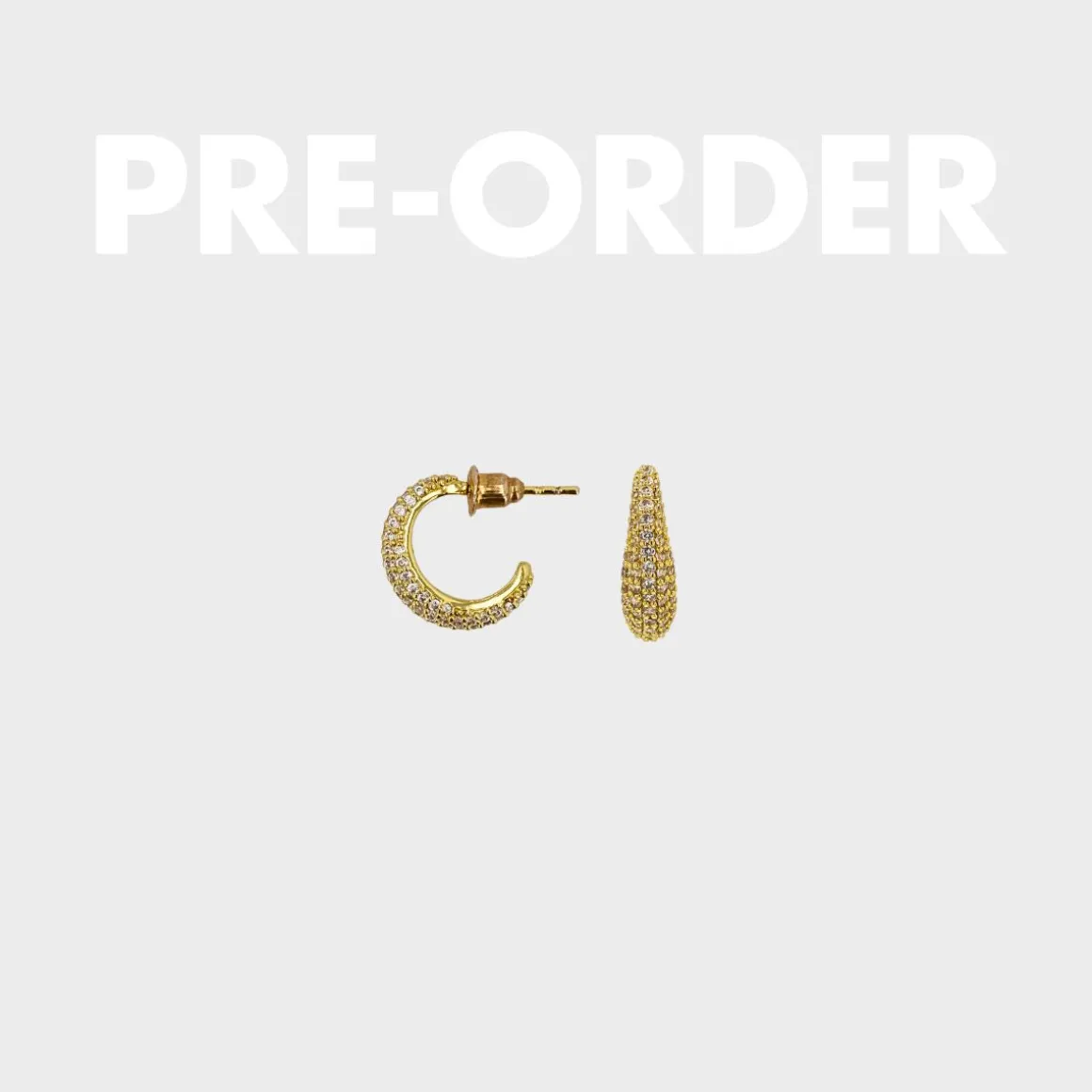 Winther Studio Øreringe*Holly Stone Hoops - Pre-Order