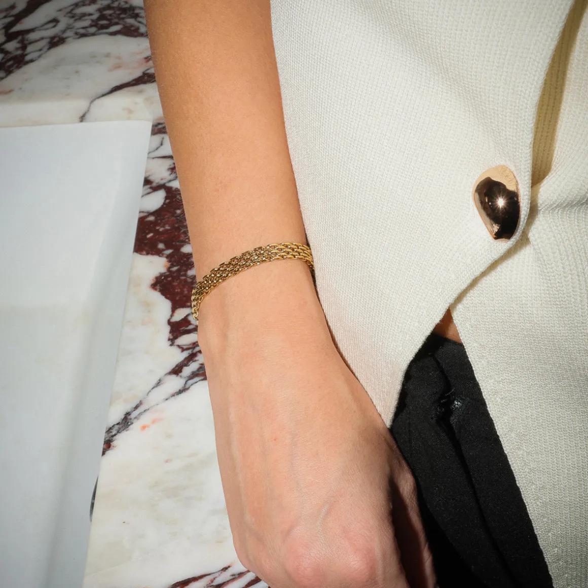 Winther Studio Julegaver | Armbånd*Mesh Armbånd Guld