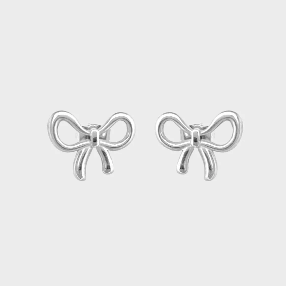 mini_bow_restikker_2.webp Winther Studio Student | Øreringe*Mini Bow Ørestikker Sølv