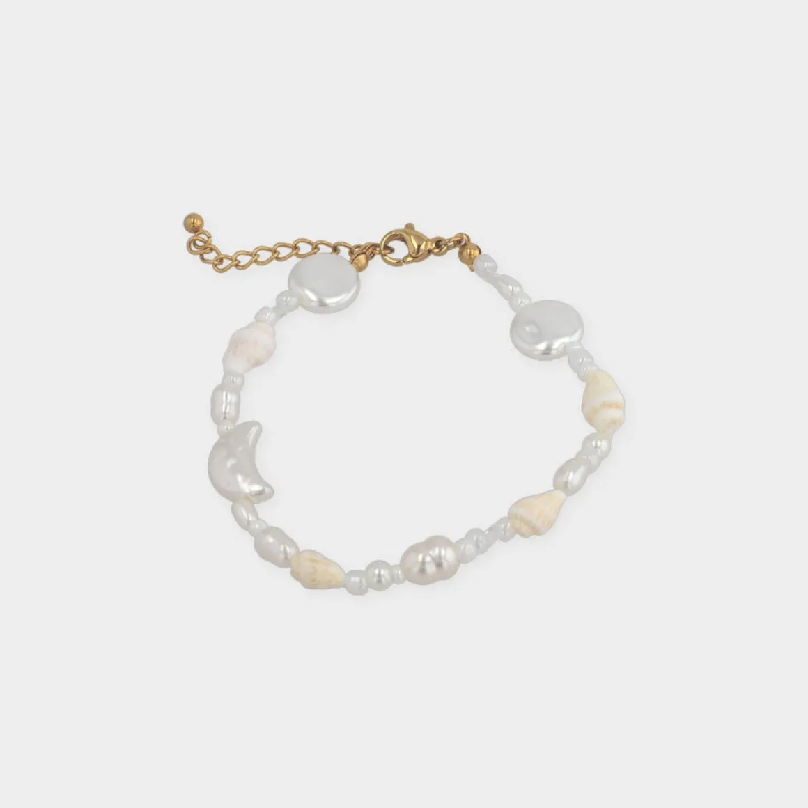 Winther Studio Armbånd*Pearly Moon Armbånd Hvid