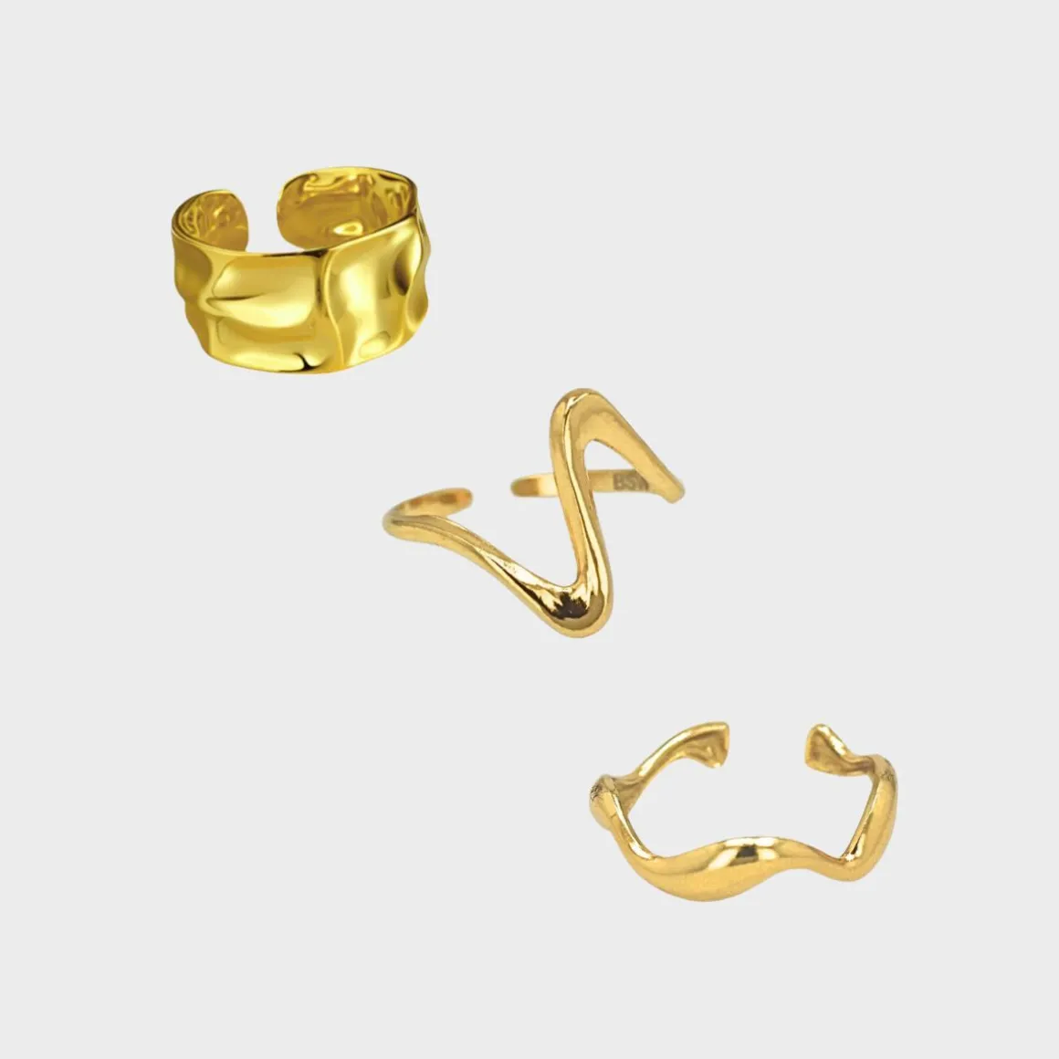 preorder_ring_mix__guldfarvet_2.webp Winther Studio Smykkesæt | Ringe*Pre-Order Ring Mix - farvet Guld