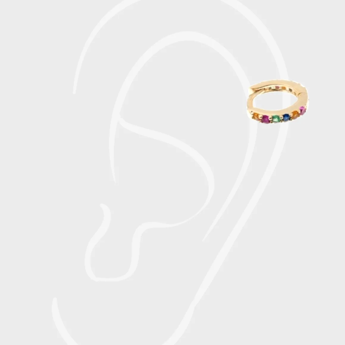 Winther Studio Øreringe | Archive Sale*Rainbow Helix Guld